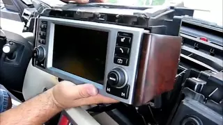 How to Remove Navigation Screen / Monitor from Range Rover 2005 for Repair.