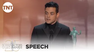 Rami Malek: Award Acceptance Speech | 25th Annual SAG Awards | TNT
