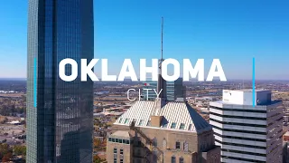 Oklahoma City. Capital city of Oklahoma | 4K drone footage