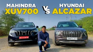 Mahindra XUV700 vs Hyundai Alcazar | The 7-seater dilemma | Detailed Comparison | Times Drive