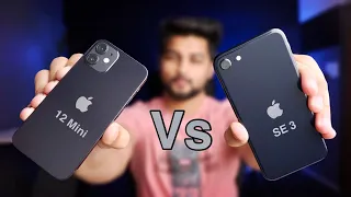 iPhone 12 mini Vs SE 3 What should you buy? Full Comparison in Hindi Camera, Battery, Gaming.