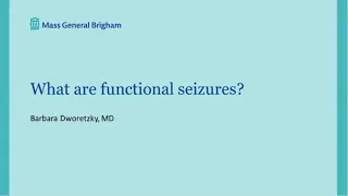 What are functional seizures?