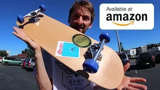 THE $60 AMAZON COMPLETE SKATEBOARD! | CHEAP SKATES EP 10