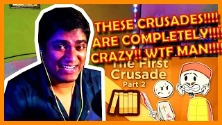 CRUSADES GONE CRAZY!!! - EUROPE THE FIRST CRUSADE PETER THE HERMIT PART 2 REACTION!! EXTRA HISTORY!!