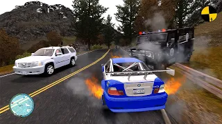 GTA 4 Crazy BMW M3 GTR Crashes Ep.2