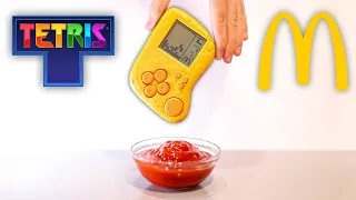 They put TETRIS on a CHICKEN NUGGET! | Tetris McNugget Handheld