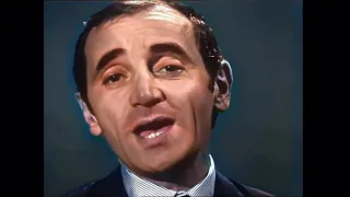 Charles Aznavour - Hier Encore (1964) [A.I. enhanced to HD & colorized!]