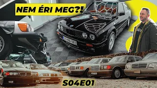 NEM ÉRI MEG E30-at FELÚJÍTANI?! - Kárai Exclusive | S04E01 - E46 M3, E23, SL500, W126, W140, 540i!