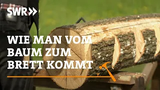 Wie man traditionell vom Baum zum Brett kommt | SWR Handwerkskunst