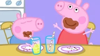 Peppa Pig en Español Episodios completos - Peppa come pastel de chocolate! - Pepa la cerdita