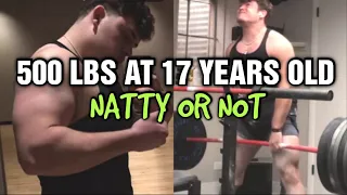 17 Years 500lbs Bench || Natty Or Not