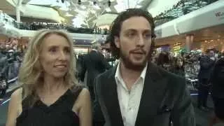 Marvel's Avengers: Age of Ultron: Aaron Taylor-Johnson "Quicksilver" Europe Premiere Interview