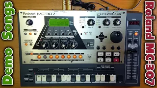 Грувбокс из далёкого 2000 года - Roland MC 307.  Слушаем 20 Demo songs.