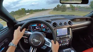 2020 Ford Mustang GT Convertible Performance Pack (6MT) - POV Review