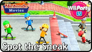 Wii Party U - Spot the Sneak Compilation (4 Players, Maurits vs Rik vs Myrte vs Thessy)