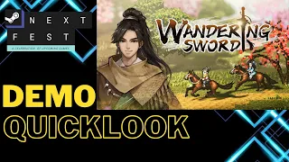 Wandering Sword | Steam Next fest Demo | Quick Look
