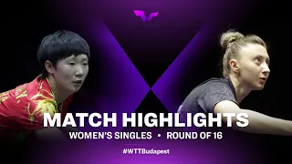 Wang Manyu vs Sofia Polcanova | WS | WTT Champions European Summer Series 2022 (R16)