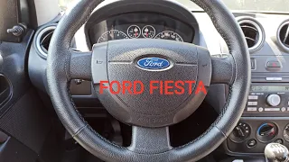 Перетяжка руля FORD FIESTA.  Оплëтка на руль. Быстрый ремонт руля