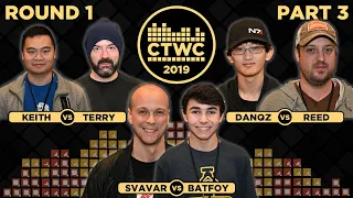 2019 CTWC Classic Tetris Rd. 1 - Part 3 - SVAVAR/BATFOY + KEITH/TERRY + DANQZ/REED