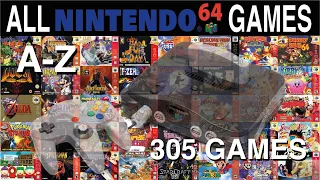 All N64 Games A-Z - US/EU - Nintendo 64 - 305 Games - Compilation