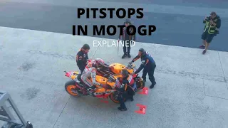 Pitstop in MotoGp. EXPLAINED