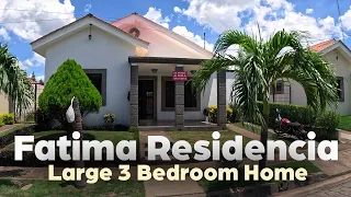 Fatima Residencia House Tour | Large 3 Bedroom Home in Leon Nicaragua $550 Rent | Available to Buy