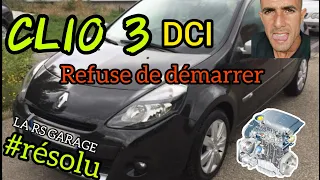 Injection à contrôler clio 3 dci 1,5l #suite, #résolu