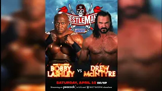WWE WrestleMania 37 - Moving Match Cards HD
