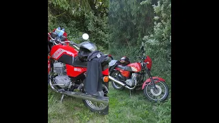 Jawa 350/638 a Jawa 350/639 - výlet na koupaliště