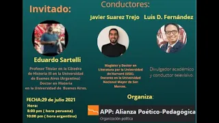 Eduardo Sartelli sobre la situación en Perú y toda latinoamérica. (29-7-21)
