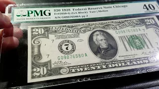 Under-graded? Series 1928 $20 Numerical Seal Federal Reserve Note