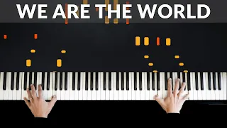 We Are The World - USA For Africa | Tutorial of my Piano Cover