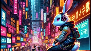 Cyberpunk Streets Lo-Fi: Chill in the Neon Glow - Urban Escape into Nighttime 🤖