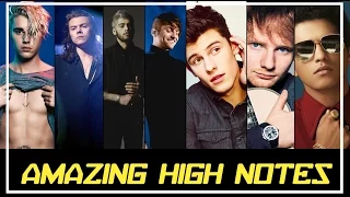 POP MALE SINGERS HITTING HIGH NOTES