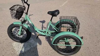 Трёхколёсный Фэтбайк DOONKAN Trike PANDA Трицикл Трайк Панда Электрический трёхколёсный велосипед