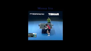 Young Energetic Beautiful Girl | Mima Ito #pingpong #sports