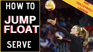 Volleyball Jump Serve - How To Jump Float Serve with Victoria Garrick