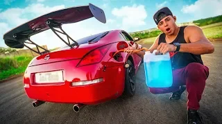 COLOQUEI GASOLINA DE AVIAO NO NISSAN 350Z !