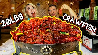 20LBS OF CRAWFISH CHALLENGE!!! #RainaisCrazy in Tennessee!! SEAFOOD MUKBANG EATING SHOW