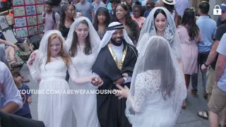 Arab Prince Walking In |New York Prank| With 4 Wives