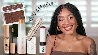Fenty EASE DROP STICK?! Makeup forever NEW under eye concealer...? Trying new makeup | Alexis Jones