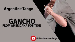 GANCHO STEP FROM A MIRROR POSITION  (Argentine Tango figure)