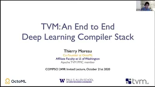 "TVM: An End to End Deep Learning Compiler Stack" by Thiery Moreau (OctoML)