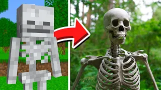 Mobs do Minecraft CAPTURADOS NA VIDA REAL