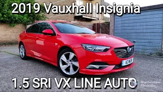 Condition Video: 2019 Vauxhall Insignia 1.5 Turbo Petrol SRi VX LINE Automatic, 25k miles