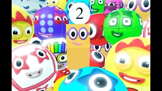 Numberblocks World | Slide down Marble Ball Pit | Roblox