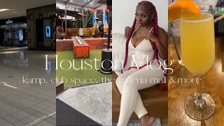 houston vlog: kamp, club space, the galleria & more 🤍