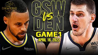 Golden State Warriors vs Denver Nuggets Full Game Highlights | 2022 WCR1 Game 1 | FreeDawkins