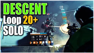 DECENT Insane LOOP 20+ SOLO | Best Descent Build for Solo Players | The Division 2