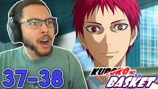 FIRST TIME SEEING HIM!! Kuroko no Basket Episodes 37-38 Reaction!